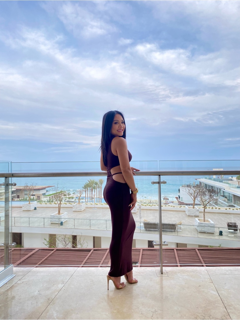 Superdown “Louella” cut out maxi dress